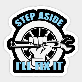 Built to Fix: The Mechanic’s Life Sticker